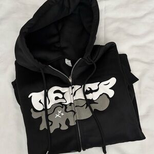 Black Graphic Hoodie boys/youth